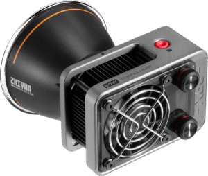 harmonizes industrial chic with cutting-edge cooling tech