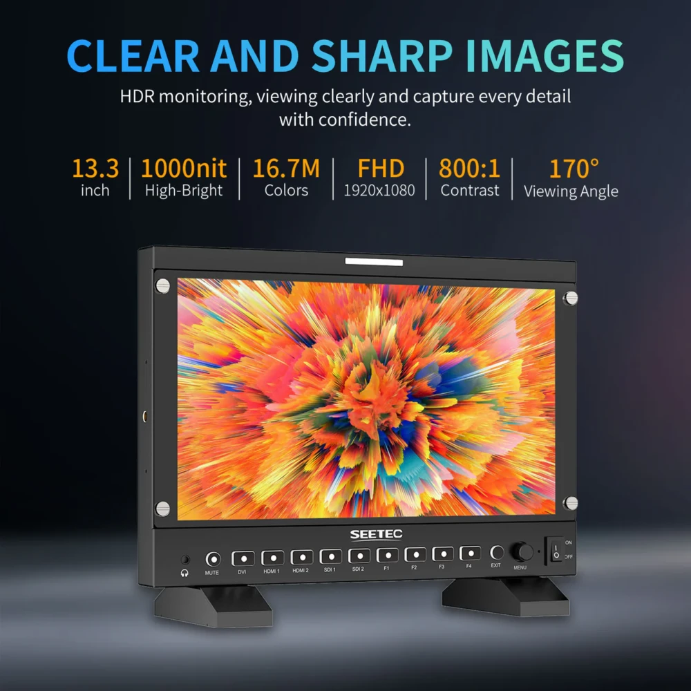 13.3" SEETEC P133 PRO Monitor
