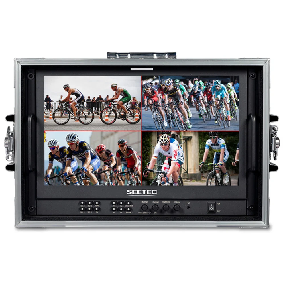 15.6" SEETEC ATEM156S-CO Carry-on Flight Case Monitor w. SDI