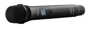 handheld microphone. Part of the Saramonic UwMic9 System.