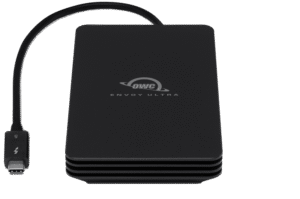 OWC Envoy Ultra Thunderbolt 5 with data rates over 6000MB/s on TB5, 2.0TB
