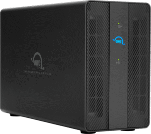 OWC Mercury Pro U.2 Dual 0GB 3.5-inch Dual NVMeU.2 TB3, utilize TB’s full 2800MB/s, 2TB (2x 1TB)
