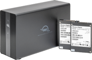 OWC Mercury Pro U.2 Dual 0GB 3.5-inch Dual NVMeU.2 TB3, utilize TB’s full 2800MB/s, 2TB (2x 1TB)