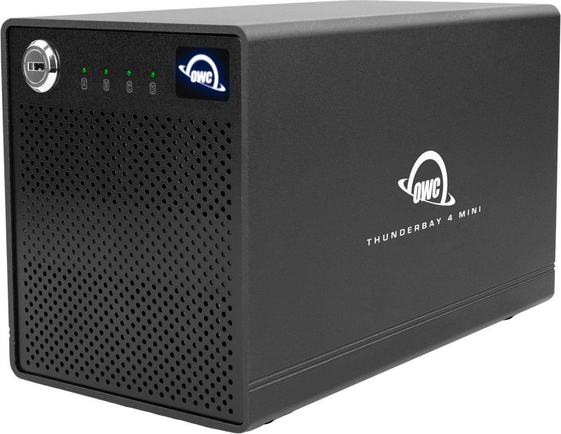 OWC ThunderBay 4 mini ProGrade 4-DriveSSD TB3 Mac/Win(2xTB3 Ports,w/Softraid RAID 0/1/4/5/1+0) 8TB