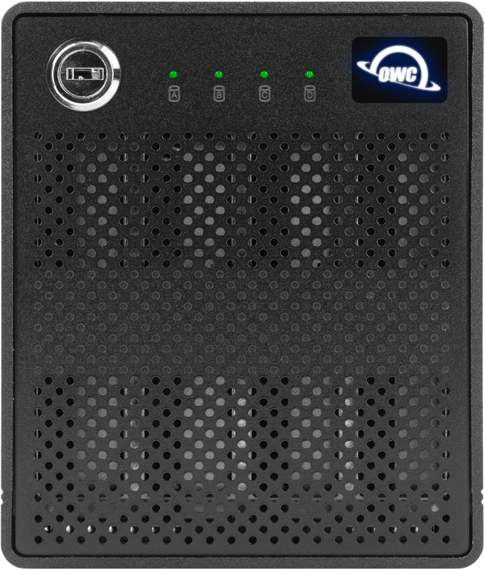 OWC ThunderBay 4 mini ProGrade 4-DriveSSD TB3 Mac/Win(2xTB3 Ports,w/Softraid RAID 0/1/4/5/1+0) 8TB