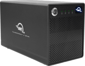 OWC ThunderBay 4 mini ProGrade 4-DriveSSD TB3 Mac/Win(2xTB3 Ports,w/Softraid RAID 0/1/4/5/1+0) 8TB