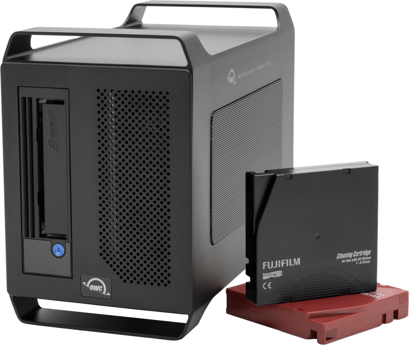 OWC Mercury Pro LTO-8 Sol. w/Tape & Cleaner - + 4TB Staging SSD (repalce OWCTB3LT8S04)