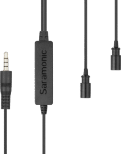 SARAMONIC LavMic 2m Dual Wired Lavalier Microphone