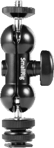 SMALLRIG 1135 Multi-func Double BallHead Shoe+1/4"