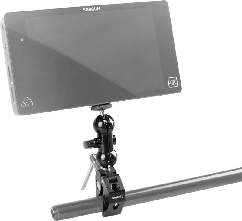 SMALLRIG 1138 Double BallHead w/Clamp & 1/4" Screw