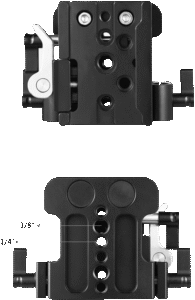 SMALLRIG 2092 Univ. 15mm Rail Support Baseplate