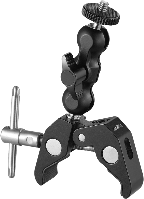 while clamps the accessories with diameter 15- 40mm