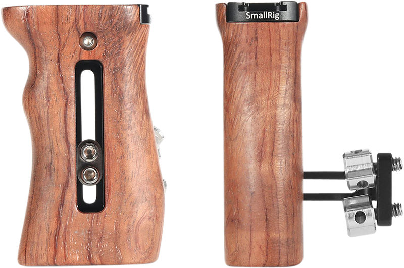 SMALLRIG 2093 Handle Wooden Universal Side