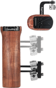 SMALLRIG 2093 Handle Wooden Universal Side