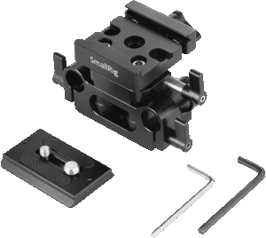 SMALLRIG 2272 Univ 15mm Rail Supp Syst Baseplate