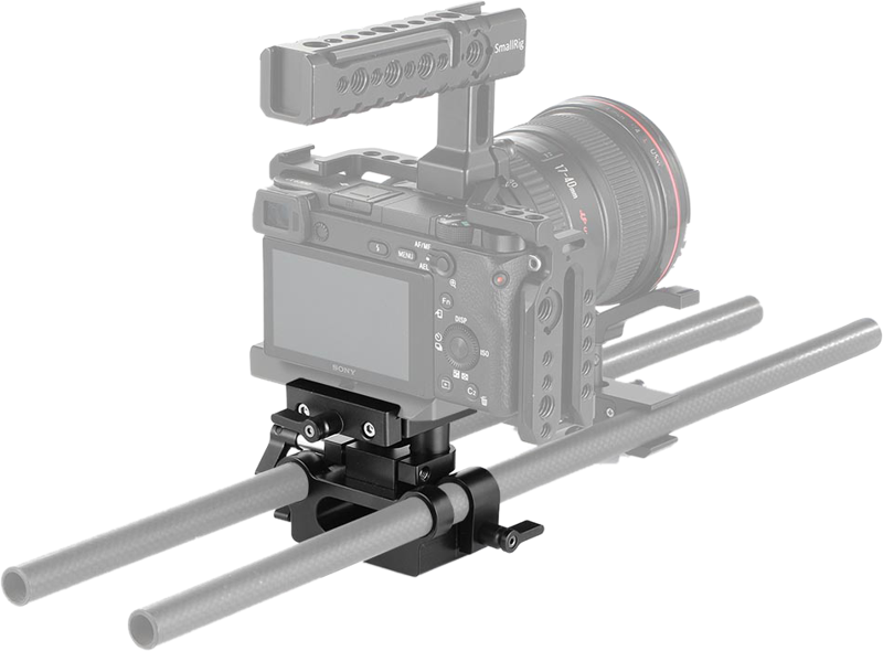 SMALLRIG 2272 Univ 15mm Rail Supp Syst Baseplate