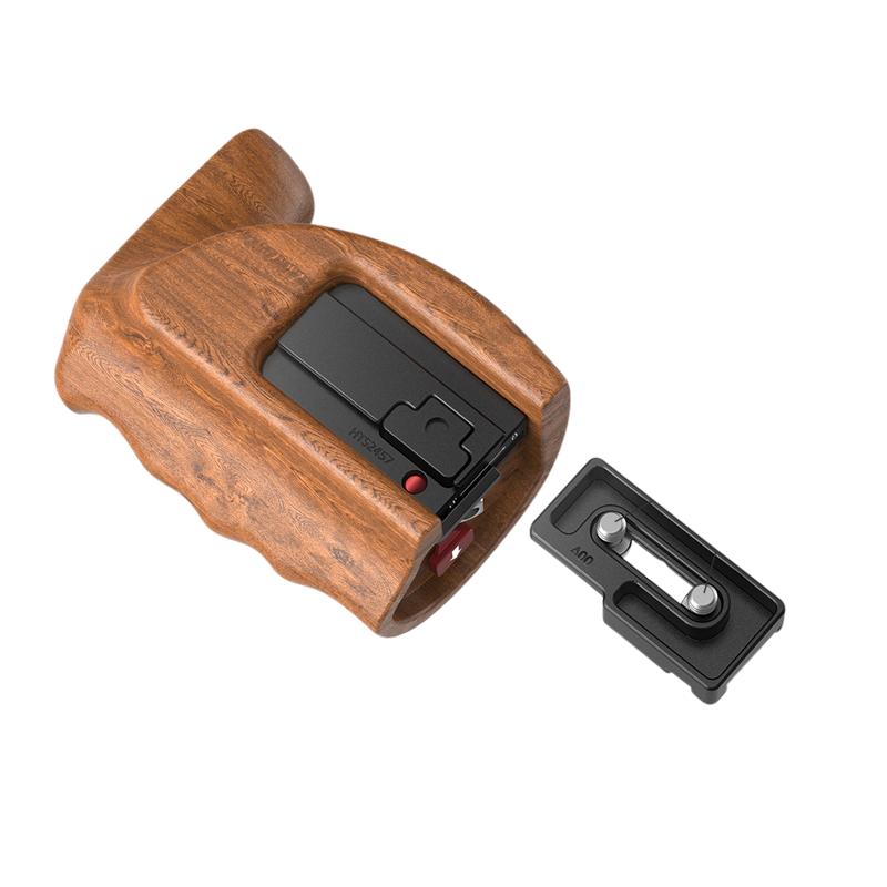 SMALLRIG 2457 Wooden Grip w Quick Release for Z Cam E2
