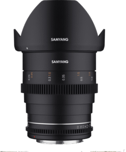 a versatile lens saves time and budget. The Samyang VDSLR MK2 series has fast apertures across all models in the series