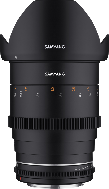 a versatile lens saves time and budget. The Samyang VDSLR MK2 series has fast apertures across all 5 models