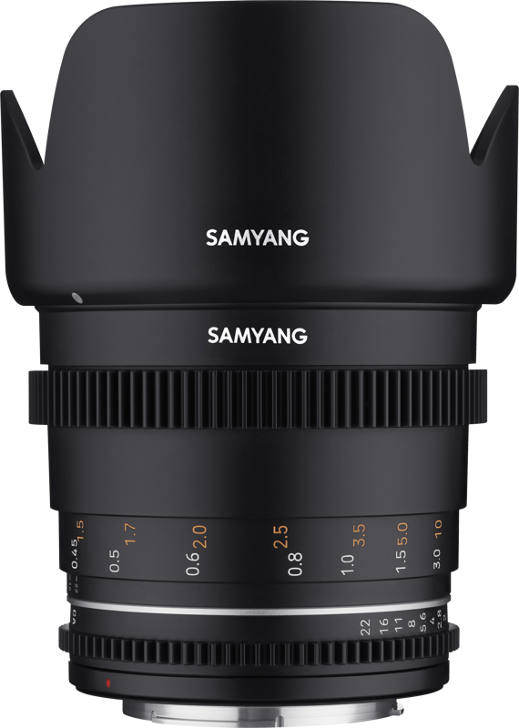 a versatile lens saves time and budget. The Samyang VDSLR MK2 series has fast apertures across all 5 models