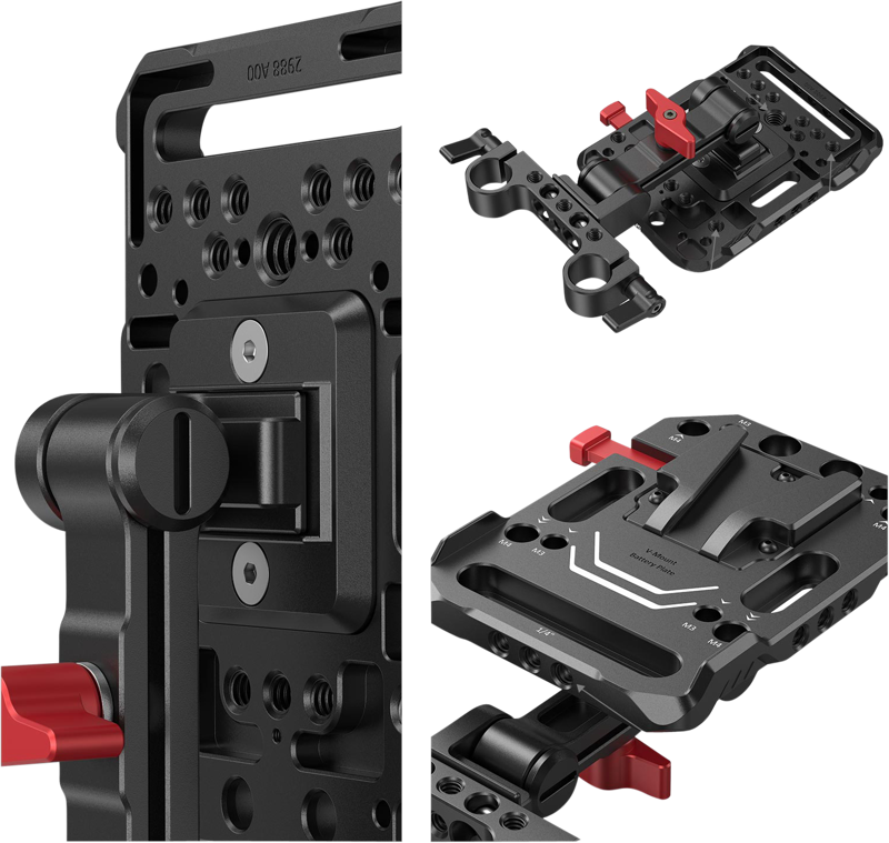 SMALLRIG 2991 Battery Plate V-Mount w Adj Arm