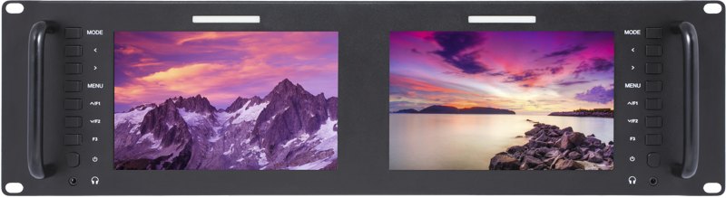 7" SEETEC D71 Dual Monitor 3RU