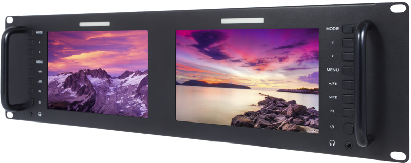7" SEETEC D71 Dual Monitor 3RU