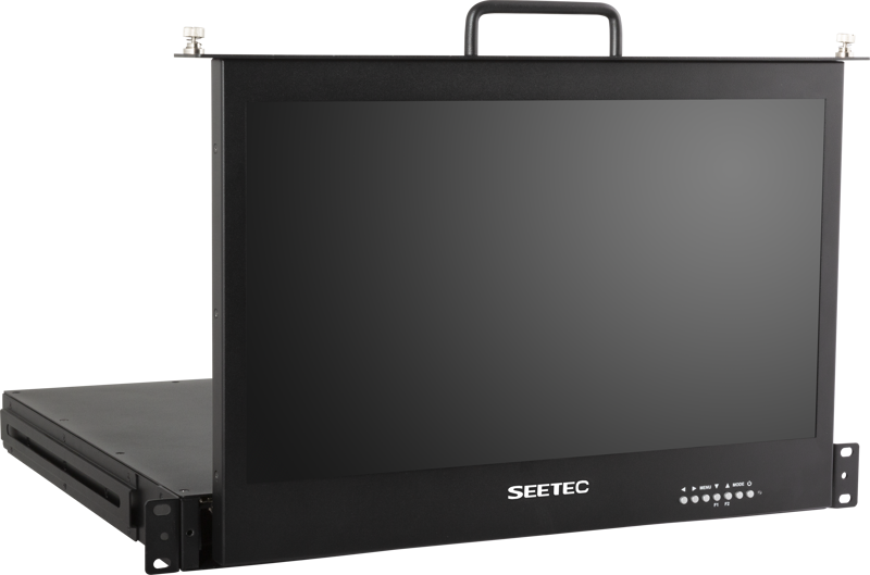 17.3" SEETEC SC173-HD-56 SDI Pull-out Rack Monitor with SDI