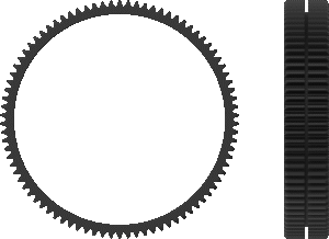 SMALLRIG 3292 Focus Gear Ring Seamless 66-68mm