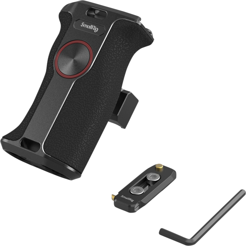 the handle is anti-slip and sweat-proof. It can be quickly mounted onto the side of the cage via a NATO clamp