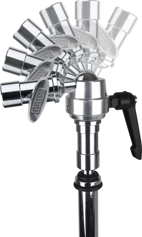 KUPO KCP-412 5/8" Swivel Super Grip Double Baby Receiver