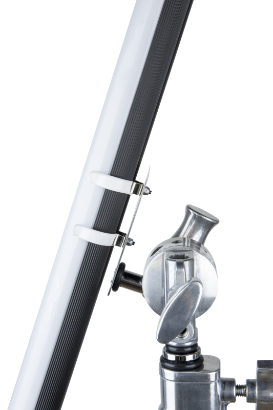 or even clamped to a ladder step.