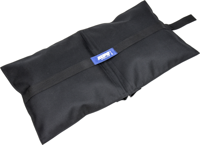 resulting in expensive downtime. Kupo sand bags feature a saddlebag design that is ideally suited to drape over stand legs and boom arms.