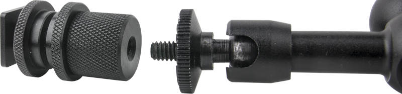 designed for holding field monitors or accessories.