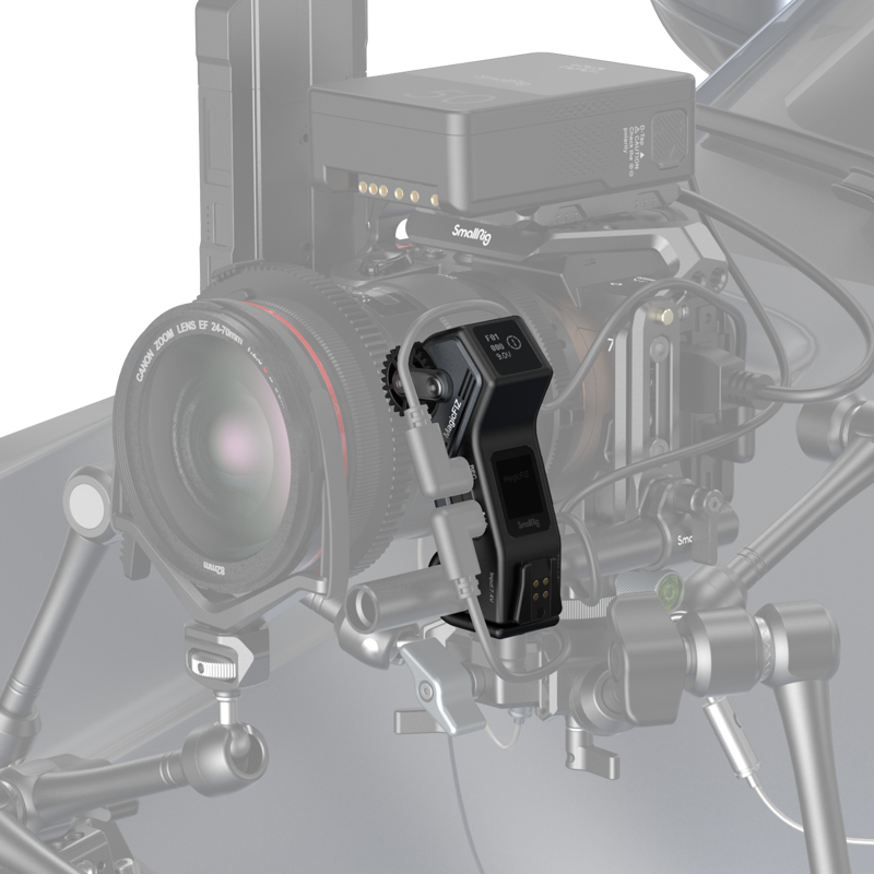 which works with all types of cameras and rigs using the 15mm rod mount.