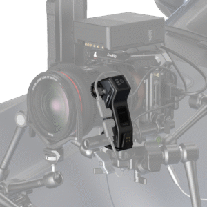 which works with all types of cameras and rigs using the 15mm rod mount.