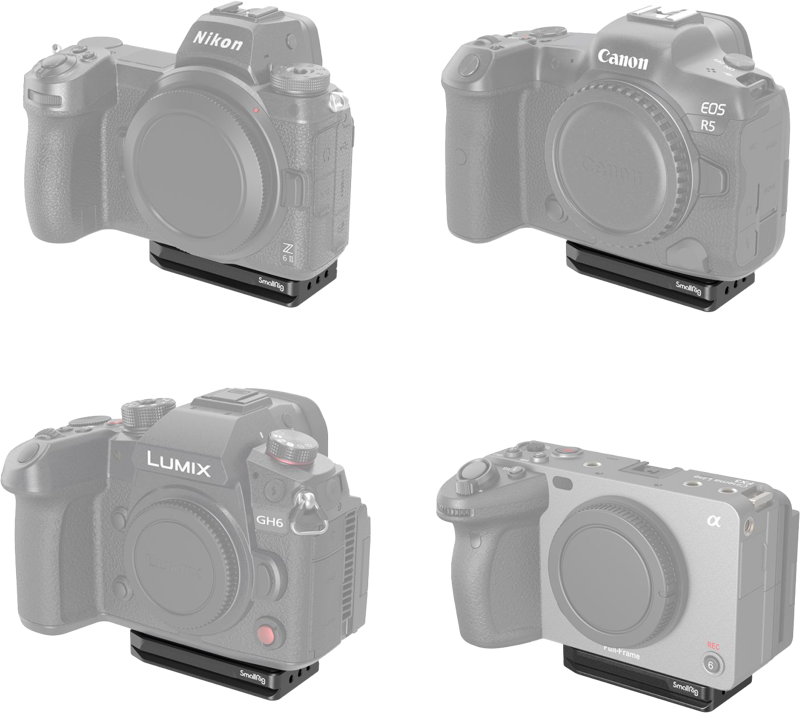 SMALLRIG 4150 Mount Plate Quick Release (ARCA) for AirTag