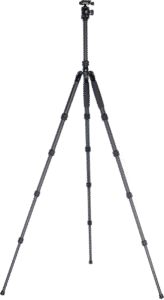 with max extended height of 163cm and built in Monopod