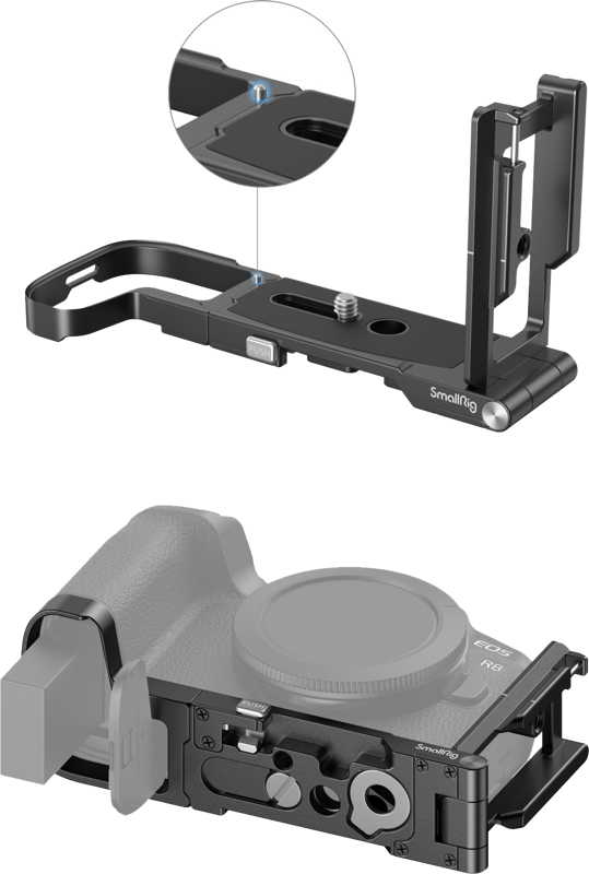 SMALLRIG 4211 Foldable L-Shape Mount Plate For Canon EOS R8