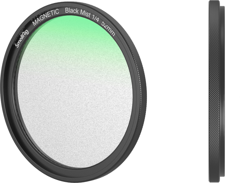 creating a dreamy and romantic atmosphere without losing shadow detail. It is magnetic and can securely attached to SmallRig magnetic filter adapter ring.
