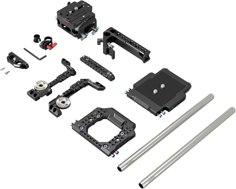 designed to attach accessories and protect the camera.