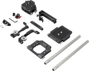 designed to attach accessories and protect the camera.