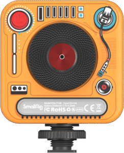 fashionable mini full-color light following the Vibe P96 dual-color temperature video light. The ID and unique compass knob design still continue on this version