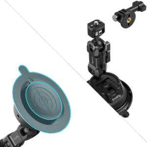 SMALLRIG 4275 Portable Suction Cup Mount Support Kit for Action Cameras / Mobile Phones SC-1K