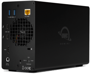 the OWC Gemini is the do-it-all tool that will organize your digital life. You’ll have plenty of room to duplicate footage