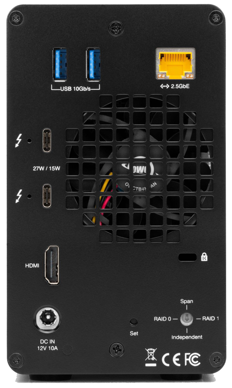 OWC Gemini Thunderbolt 3 Dock & Dual-Drive RAID External Storage w/3.5” SATA HDD (6TB x 2) 12TB