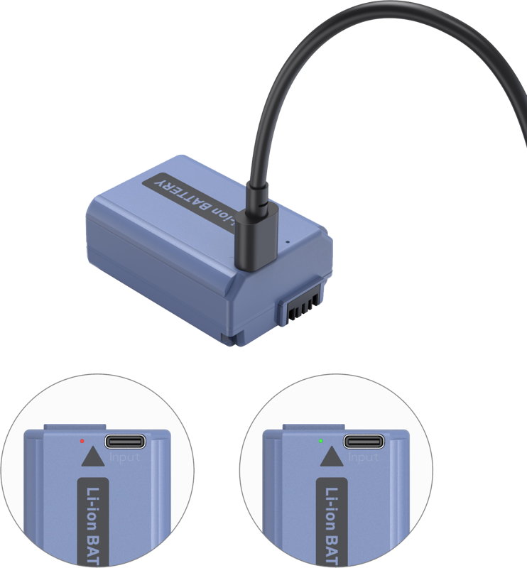 SMALLRIG 4330 Camera Battery USB-C Rechargable NP-FW50