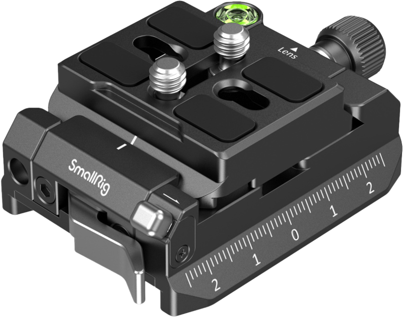 ensuring compatibility with most Arca quick release plates on the market—eliminating any compatibility concerns.