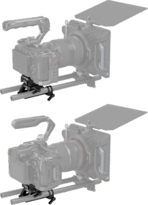 SMALLRIG 4233 Height adjustable Mount Plate Kit Universal ARCA & Manfrotto compatible