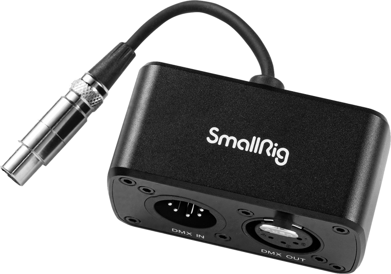 multiple SmallRig RC 350/450 products can be remotely controlled simultaneously from one DMX console.